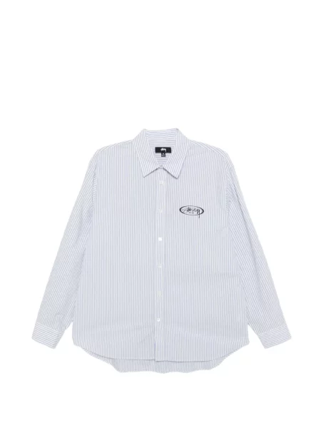 Pruhovaná košile Stussy bílá