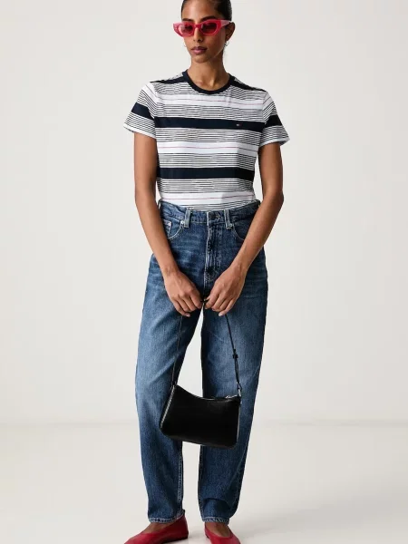 Tommy Jeans tričko modré
