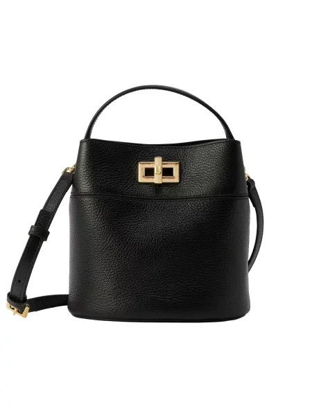 Furla De piele geantă pe umăr FURLA AMELIA negru