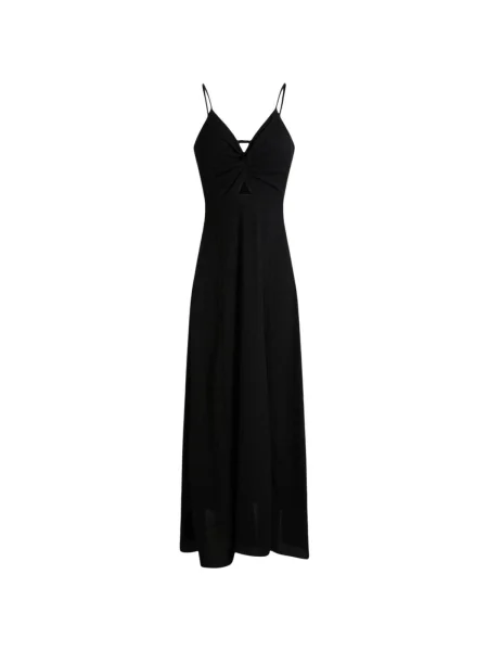 Öltöny maxi ruha Morgan De Toi fekete