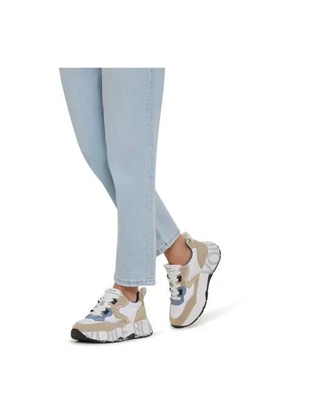 Sneakersy Voile Blanche zamszowe beżowe