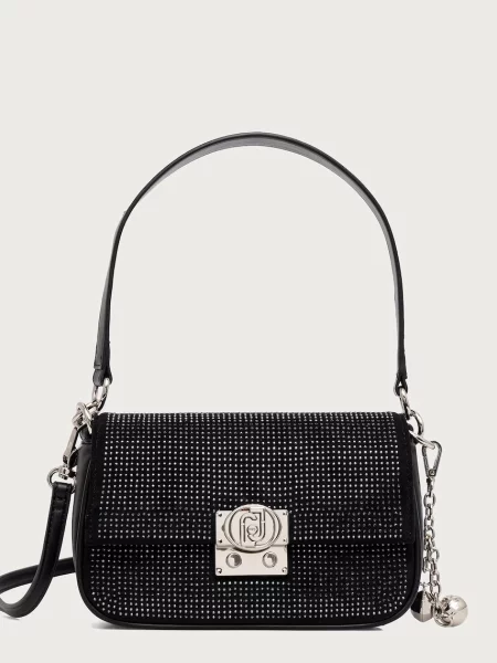 Liu Jo geantă crossbody pentru femei cu imitație de piele întoarsă negru