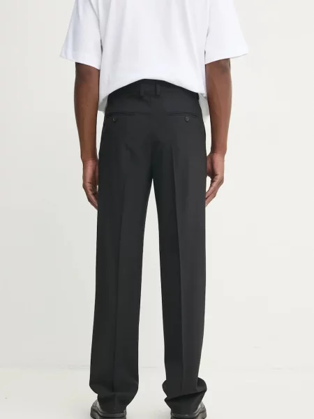 Pantaloni Filippa K de lână negru
