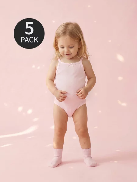Sinsay body na ramínka 5 pack krémová