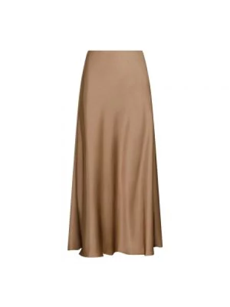 Satynowa spódnica Neo Noir brązowa