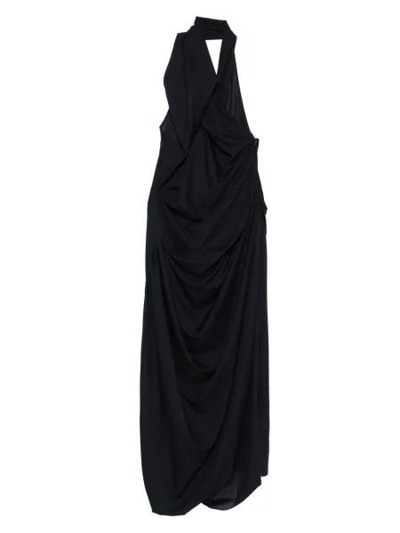 Drapované oblekové šaty Vivienne Westwood modré