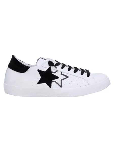 Sneakersy 2star skórzane białe