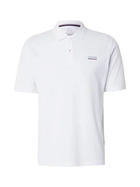 JACK & JONES Tricou JJKYLE bleumarin alb