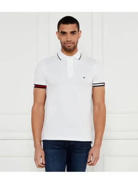 Tommy Hilfiger Tenisz póló | Slim Fit fehér