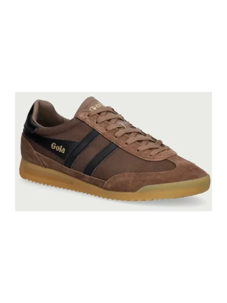 Sneakersy Gola brązowe