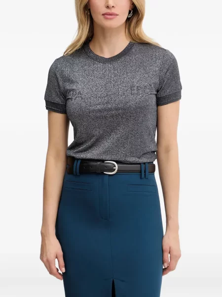 Tricou Patrizia Pepe scurt gri