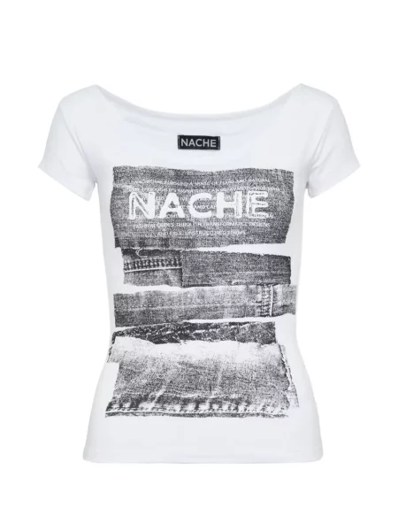 Tricou Nache cu autograf alb