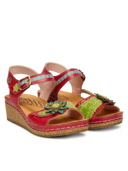 Laura Vita Босоніжки Facscineo 09 червоний