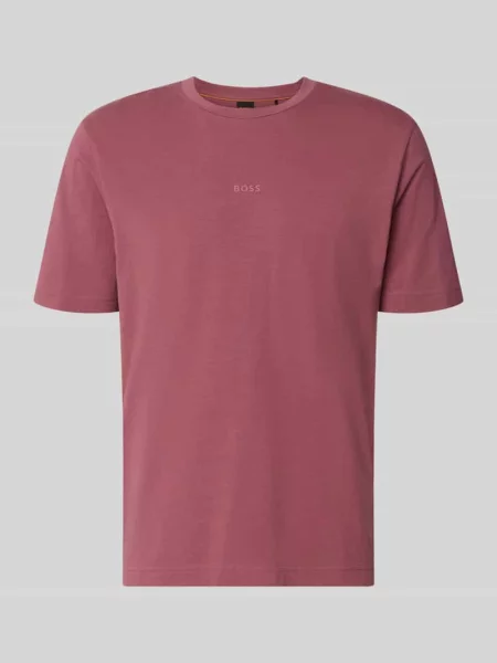 T-shirt o kroju relaxed fit z czystej bawełny model TCHUP' Boss Orange