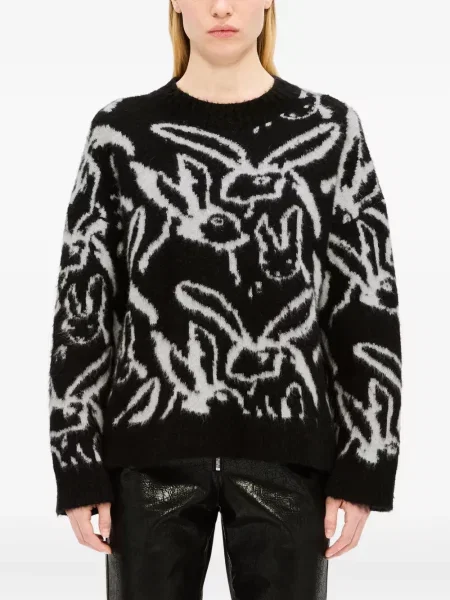 Hanorac Msgm cu imagine negru