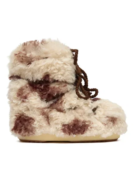 Cizme De Iarnă Cu Blană Moon Boot Icon Low Curly bej