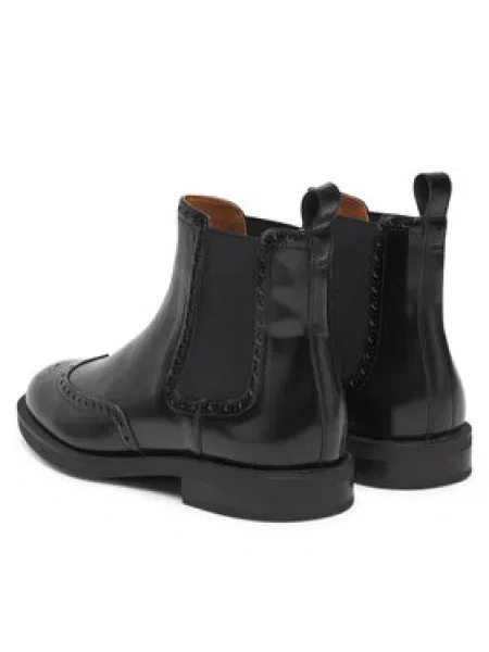 Kotníková obuv s elastickým prvkem Tommy Hilfiger Hilfiger Vogue černá