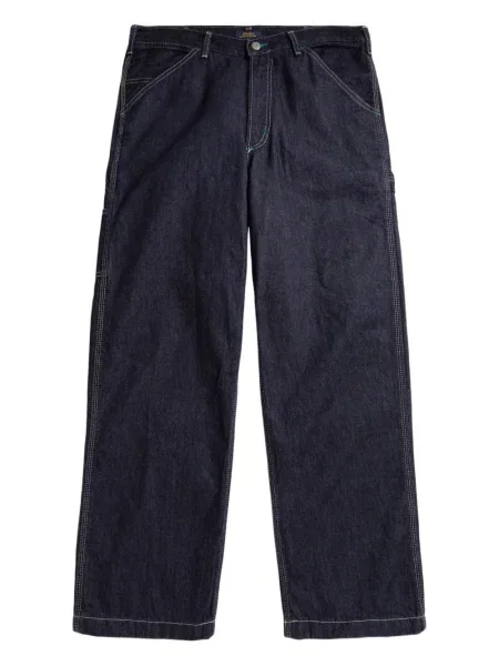 Șapcă Polo Ralph Lauren cu broderie din țesătură twill în carouri albastru