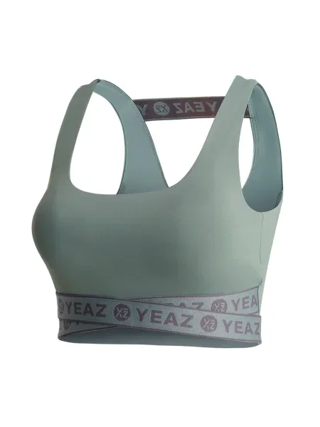 YEAZ Sport top REVOLUTE / verde jad gri