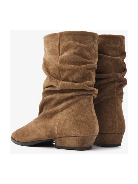 Buty do kostki Via Vai skórzane beżowe