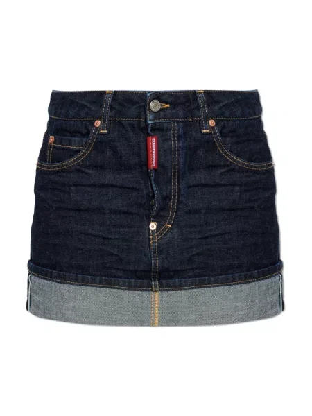 Spódnica jeansowa Dsquared2 niebieska