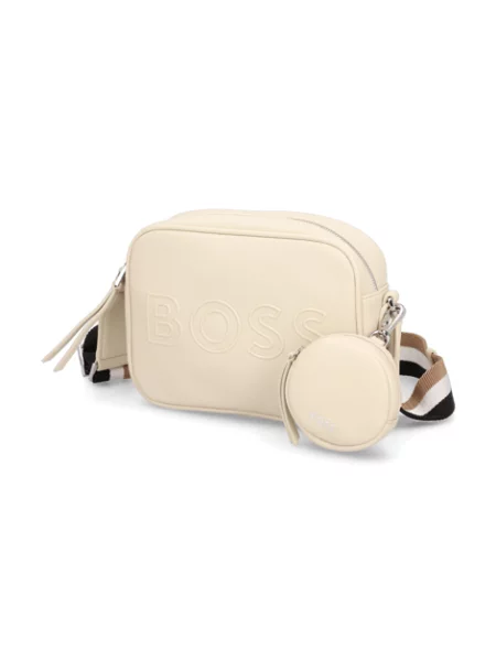 Crossbody kabelka Boss bílá