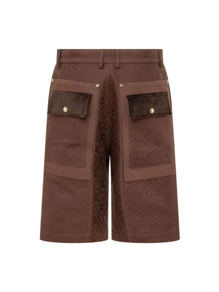 Szorty Casablanca casual brązowe
