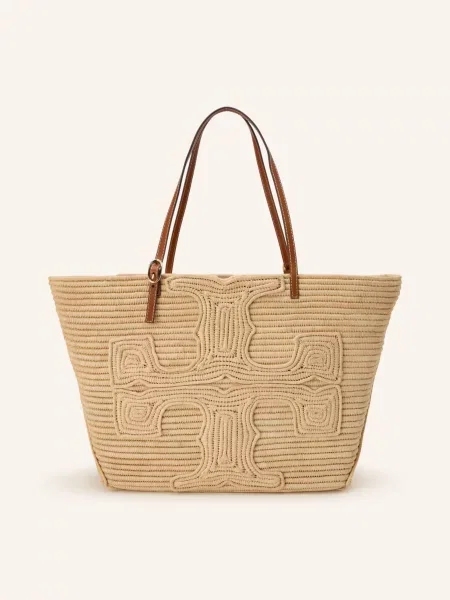 Kabelka Tory Burch béžová