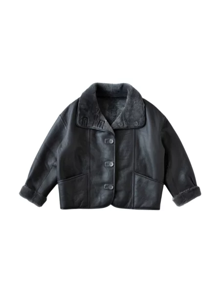 Kurtka Just Things We Like wełniana dwustronna szara