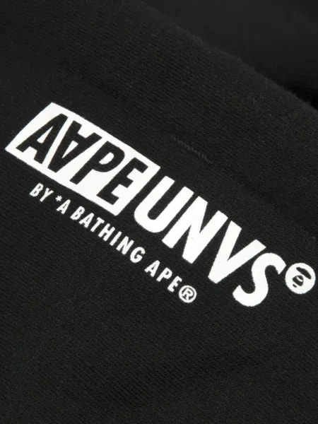 Hanorac cu glugă Aape By A Bathing Ape cu imagine negru