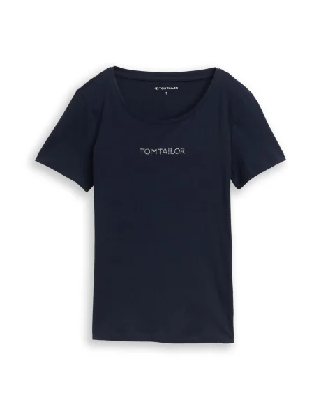 TOM TAILOR Tricou închis albastru