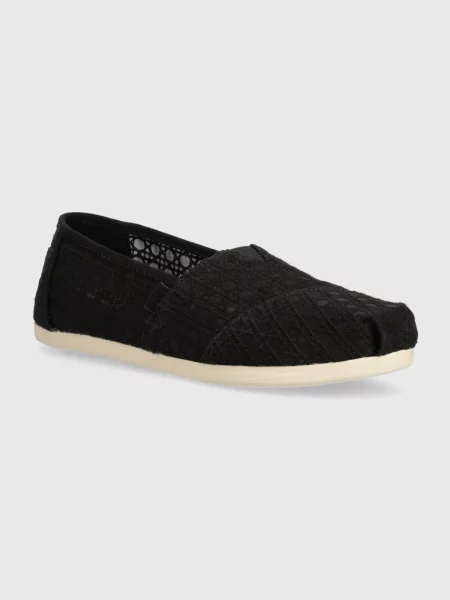 Ниски кецове Toms Alpargata черно