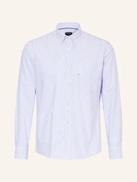 Olymp Košile Casual Regular Fit tmavě modrá bílá