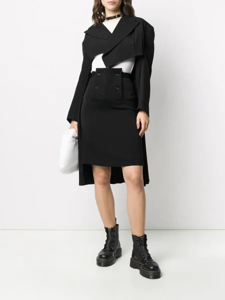 Plisovaná bunda Comme Des Garçons Pre-owned černá