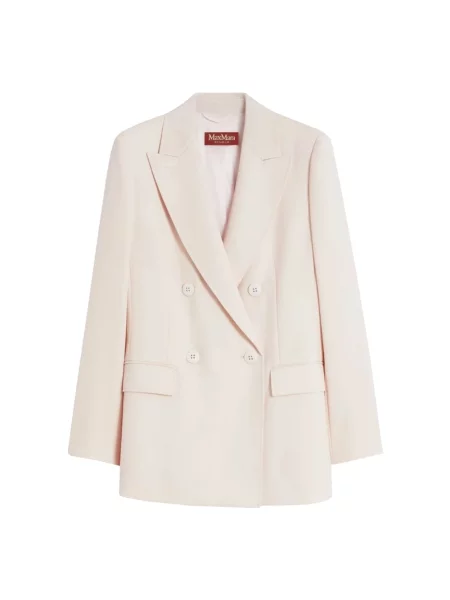 Marynarka Max Mara Studio wełniana różowa