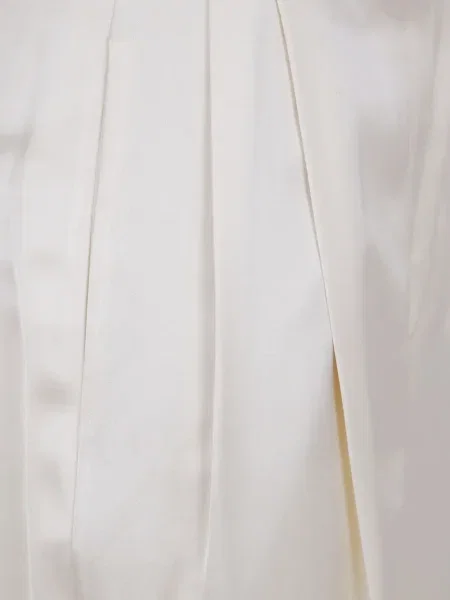 Pantaloni Róhe plisate alb