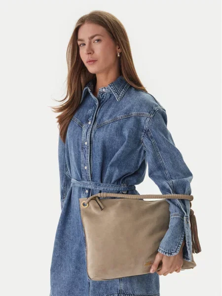 Torebka Tommy Hilfiger beżowa