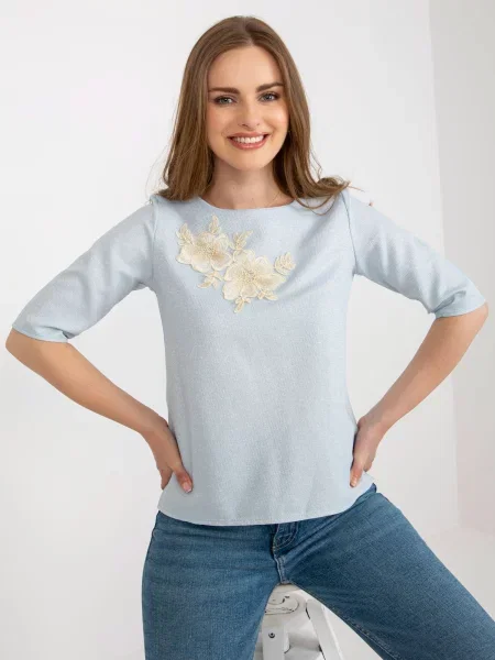 Bluză Fashionhunters gri