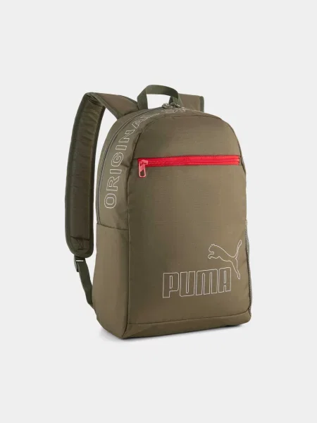 PUMA Phase Backpack Ii Повсякденний рюкзак Унісекс Комбінований верх зелений