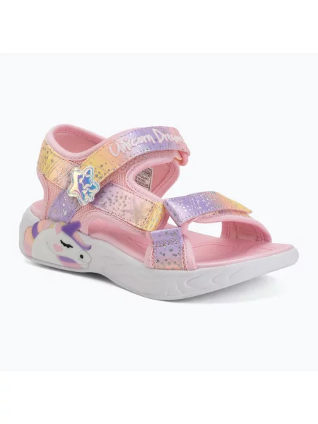 Gyerek szandál SKECHERS Unicorn Dreams Majestic Bliss pink. Méret: 35 EU rózsaszín