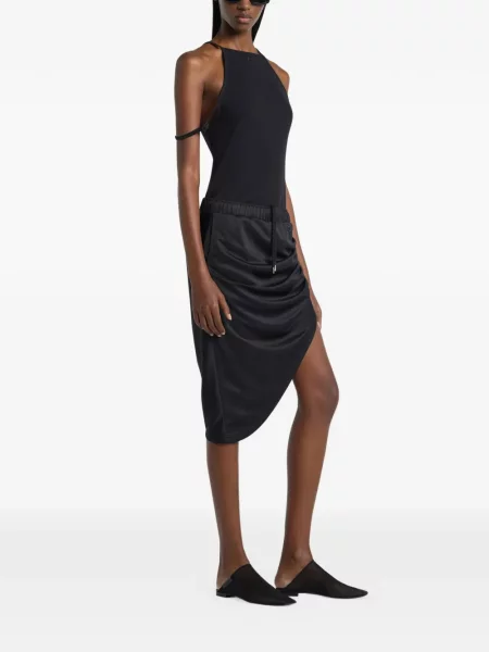 Fustă Courreges cu cordon negru