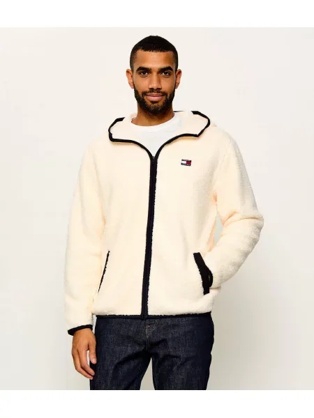 Hanorac din fleece Tommy Jeans din fleece