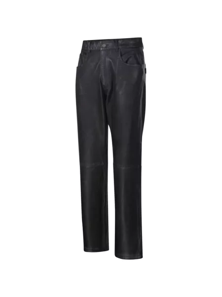 Pantaloni Haikure din piele negru
