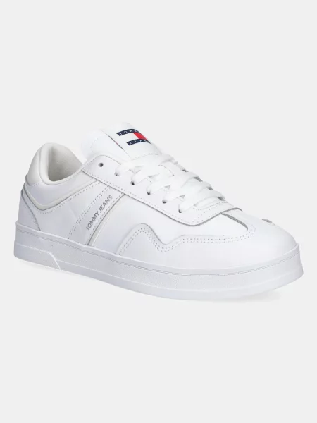 Tommy Jeans Sneakers The Greenwich Leather alb
