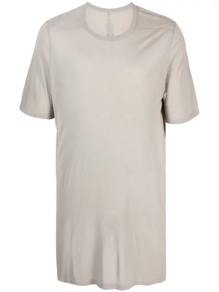Tričko Rick Owens s kulatým výstřihem šedé