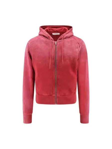 Bluza z kapturem Entire Studios z kapturem czerwona