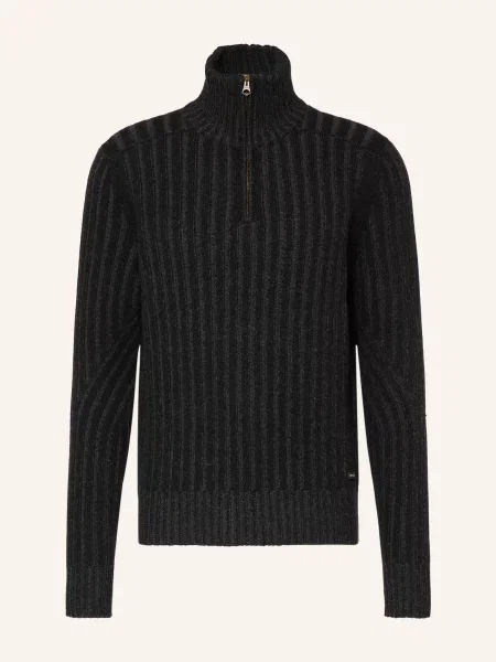 Belstaff Sweter Typu Troyer Lincoln grau