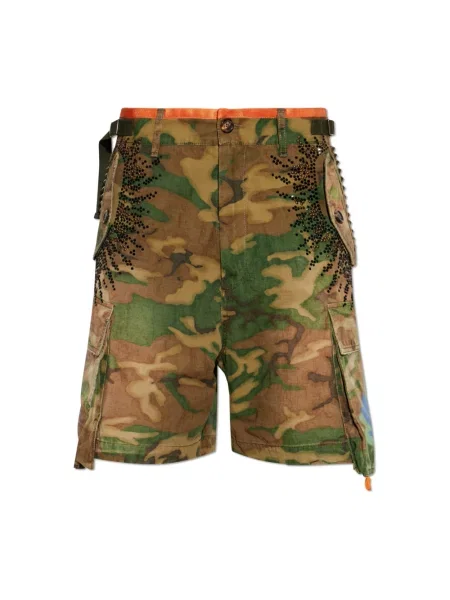Szorty cargo Dsquared2 zielone