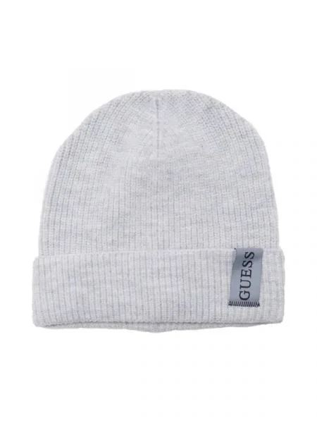 Guess Căciulă cu adaos de lână gri
