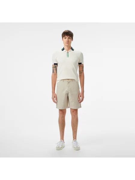 Lacoste Szorty Slim Fit beżowe